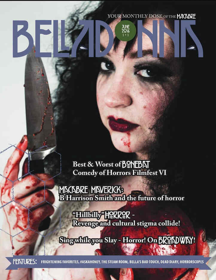 BELLADONNA magazine side cover Issue 1 June 2016