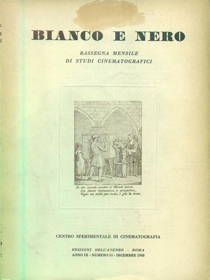BIANCO E NERO magazine cover  December 1948