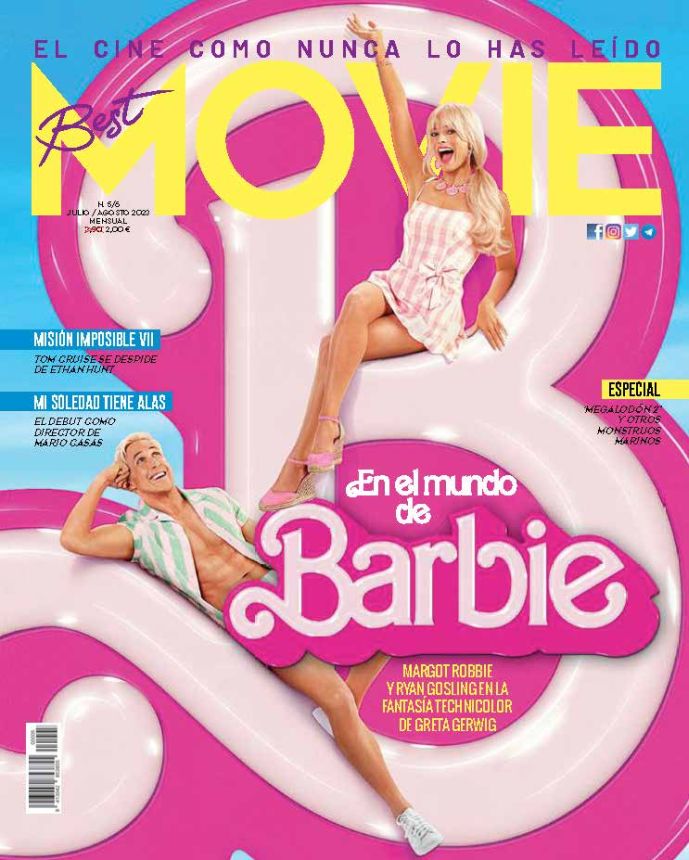 BEST MOVIE SPAIN magazine side cover  July/August 2023