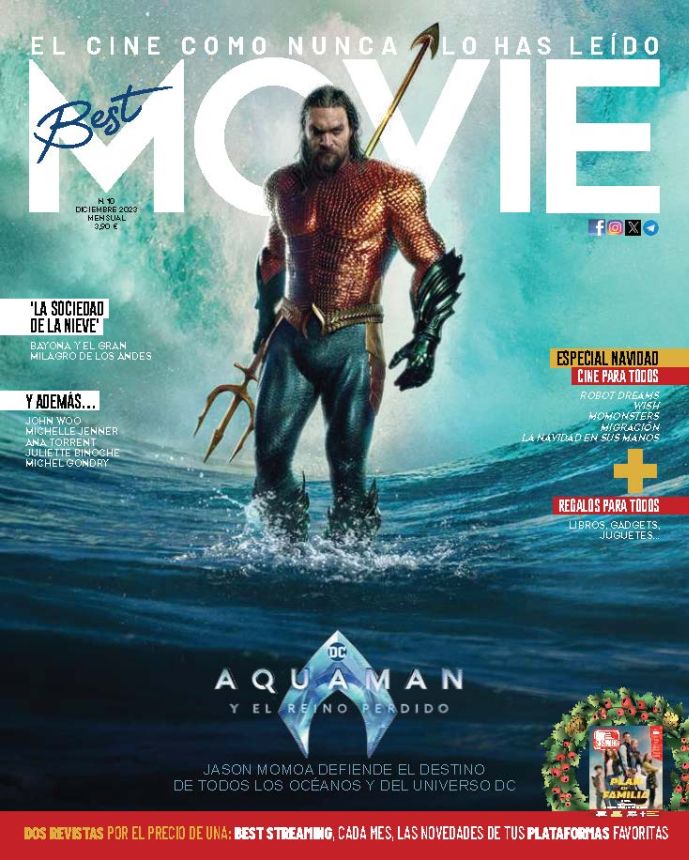 BEST MOVIE SPAIN magazine side cover  December 2023
