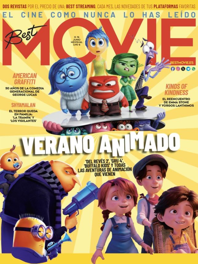 BEST MOVIE SPAIN magazine side cover  June 2024