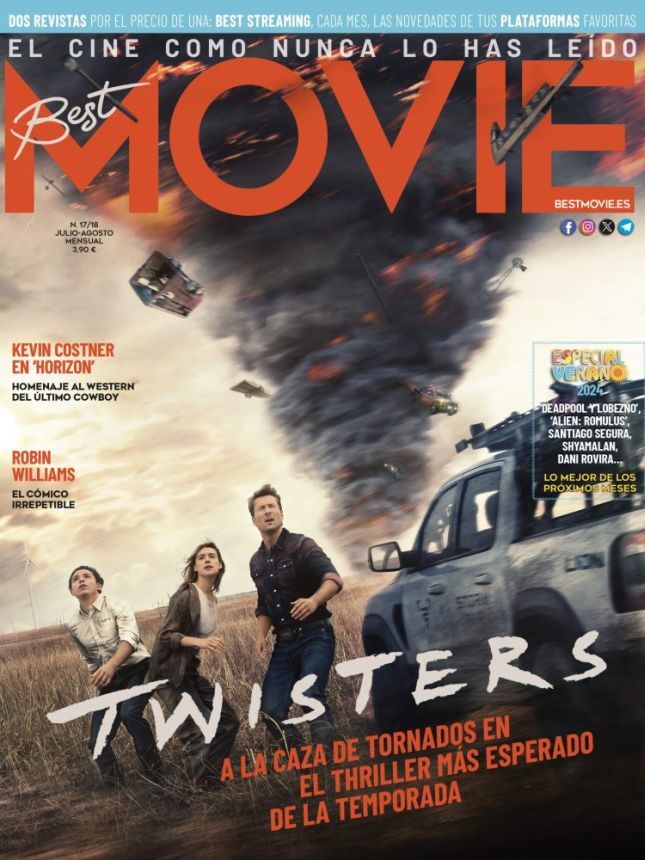BEST MOVIE SPAIN magazine side cover  July/August 2024