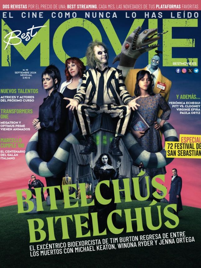 BEST MOVIE SPAIN magazine side cover  September 2024