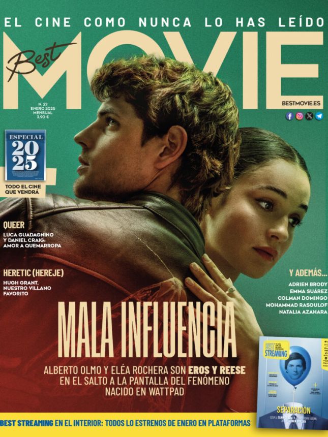BEST MOVIE SPAIN magazine side cover  January 2025
