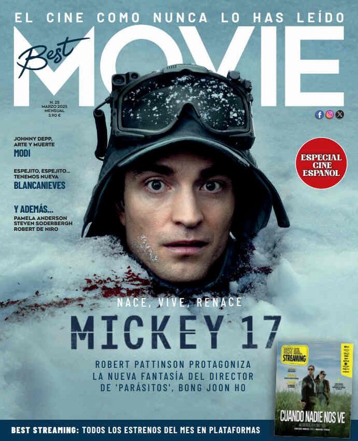BEST MOVIE SPAIN magazine side cover  March 2025