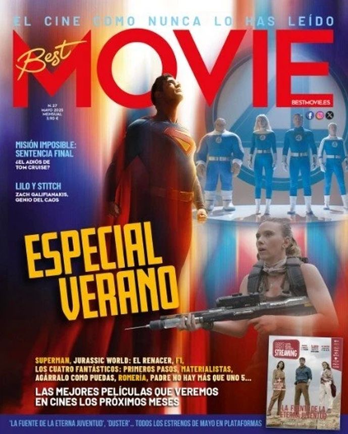 BEST MOVIE SPAIN magazine side cover  May 2025