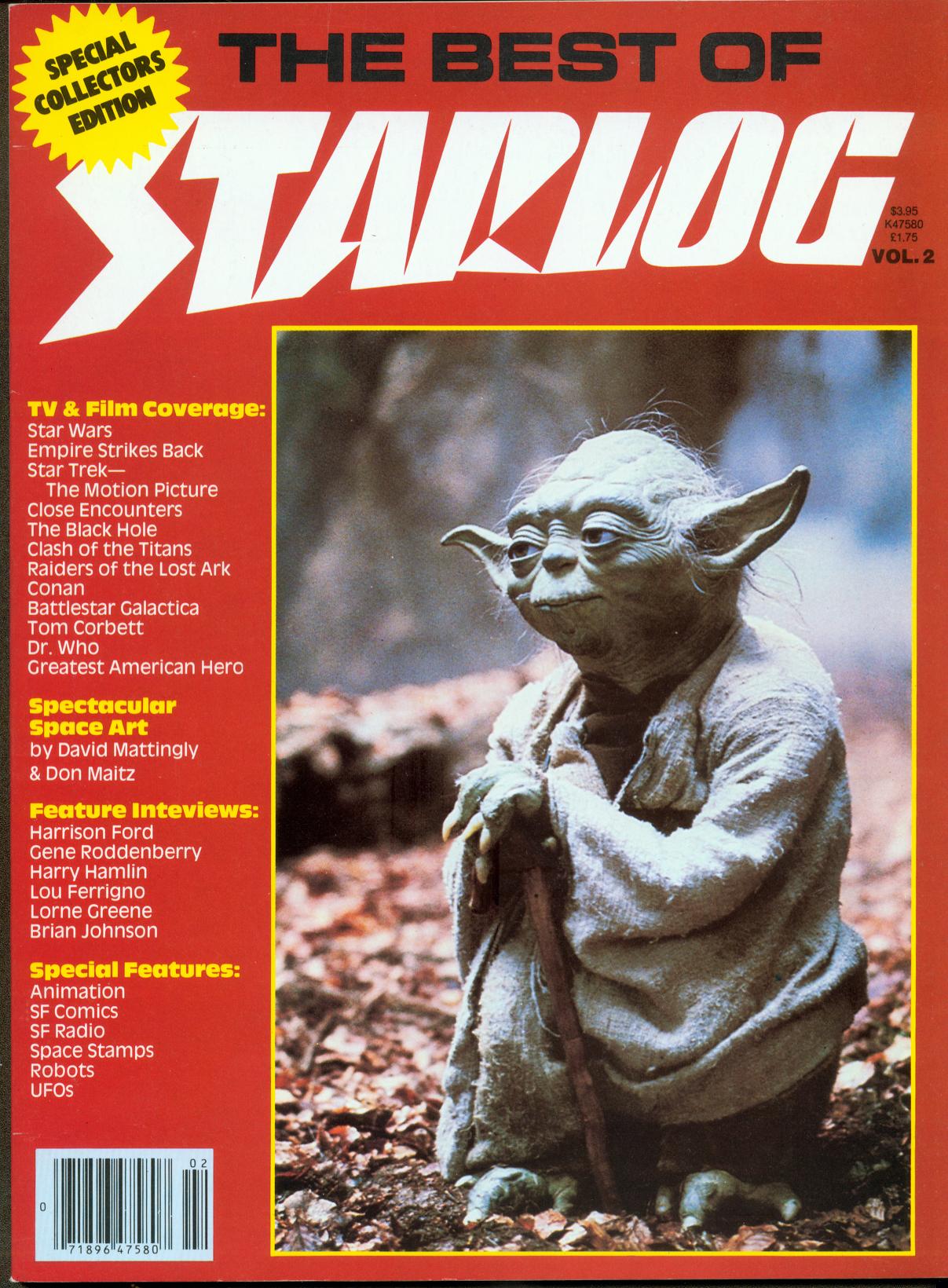 BEST OF STARLOG magazine cover Issue 2   1981