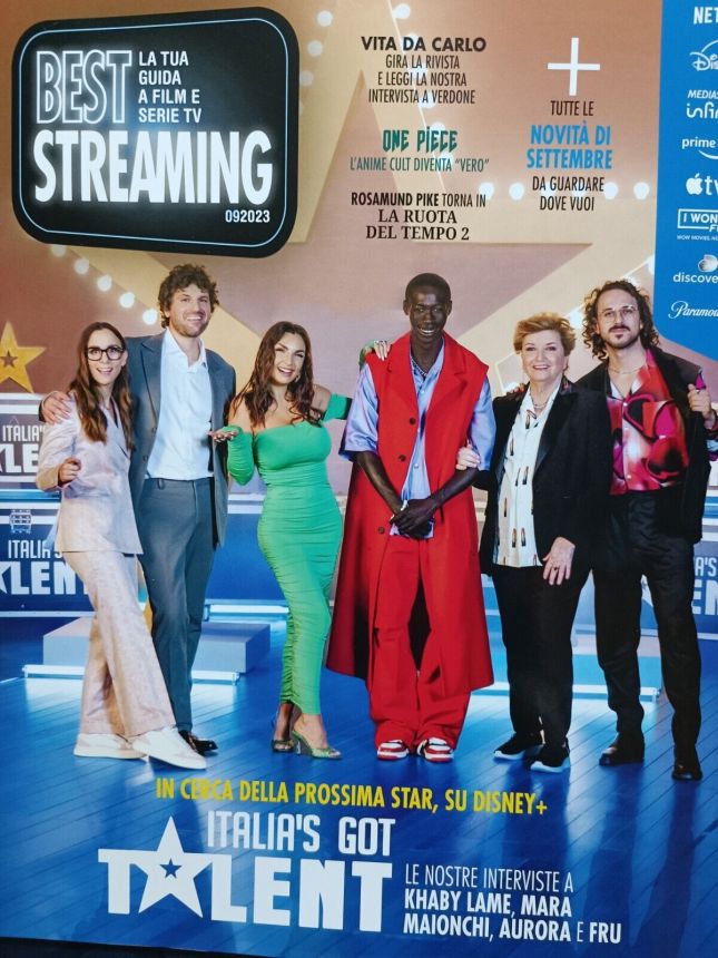 BEST STREAMING magazine side cover  September 2023