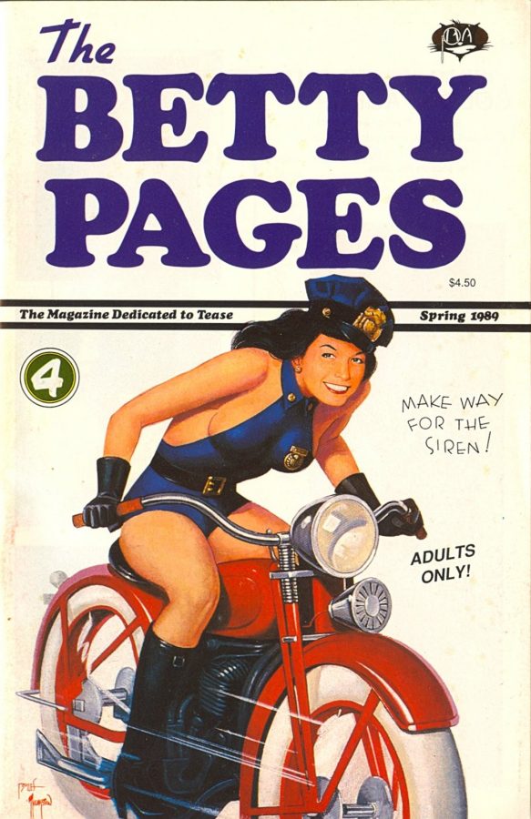 BETTY PAGES | THE magazine side cover Issue 4 Spring 1989