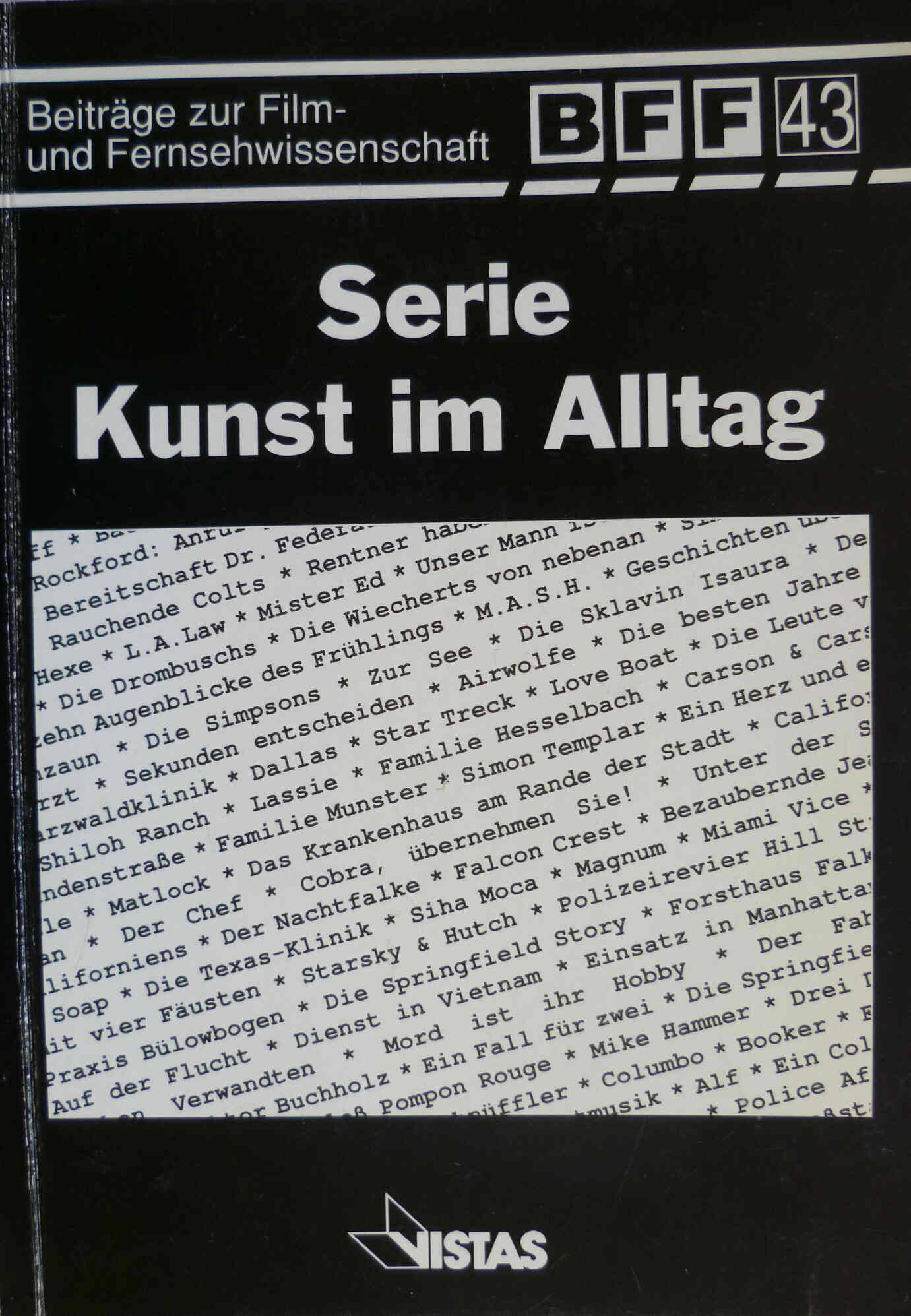 BEITRAGE ZUR FILM UND FERNSEHWISSENSCHAFT magazine cover Issue 43  1992