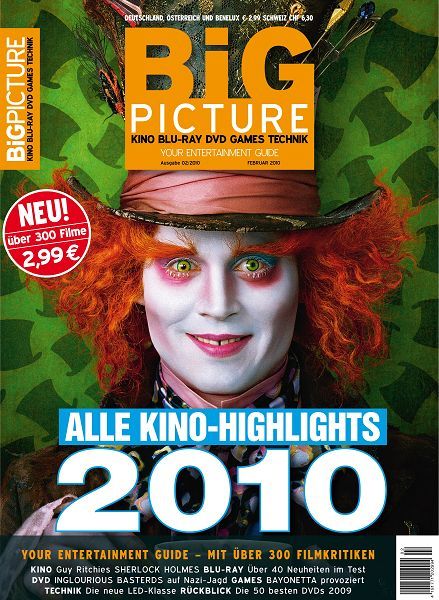 BIG PICTURE magazine cover Issue 2 February 2010