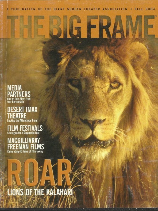 BIG FRAME magazine cover Fall 2003
