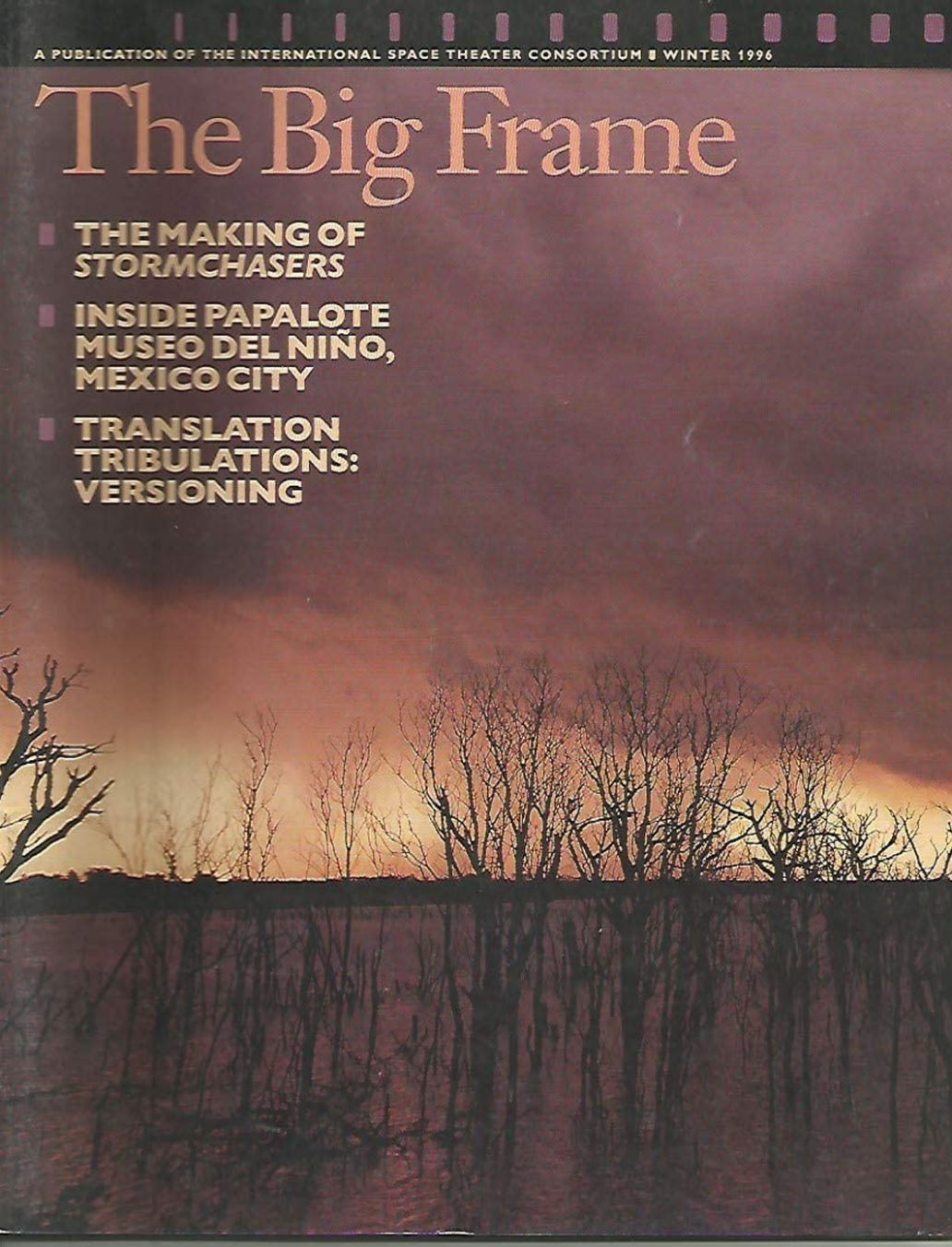 BIG FRAME magazine cover Winter 1996