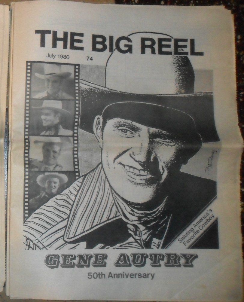 BIG REEL magazine side cover Issue 74 July 1980