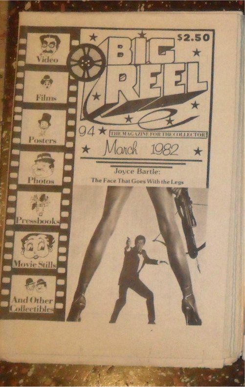 BIG REEL magazine side cover Issue 94 March 1982
