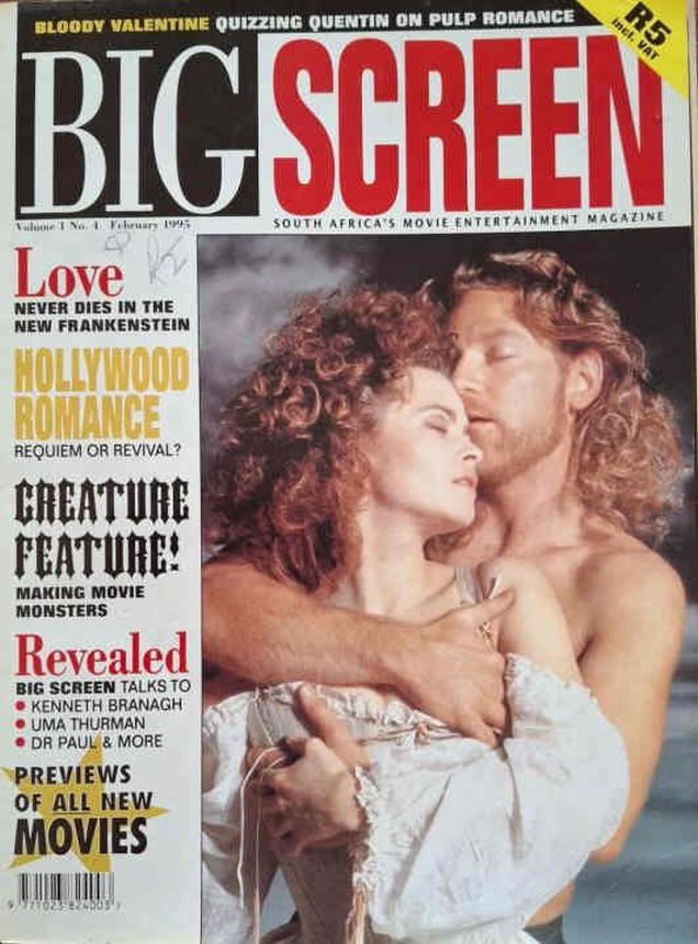 BIG SCREEN magazine side cover Issue 4  February 1995