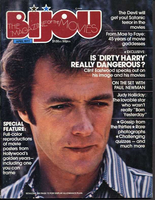 BIJOU magazine cover Issue 1 April 1977
