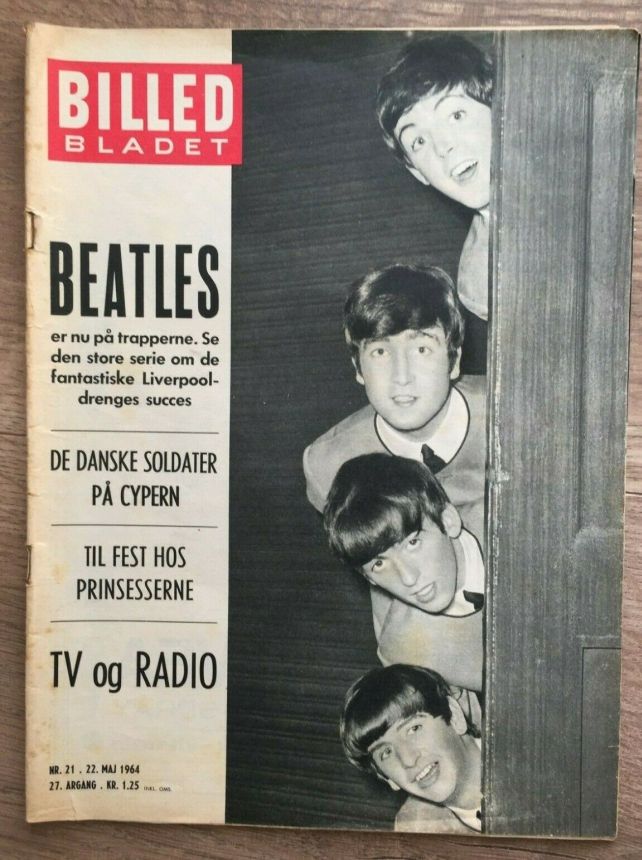 BILLED BLADET magazine side cover Issue 21 22 May 1964