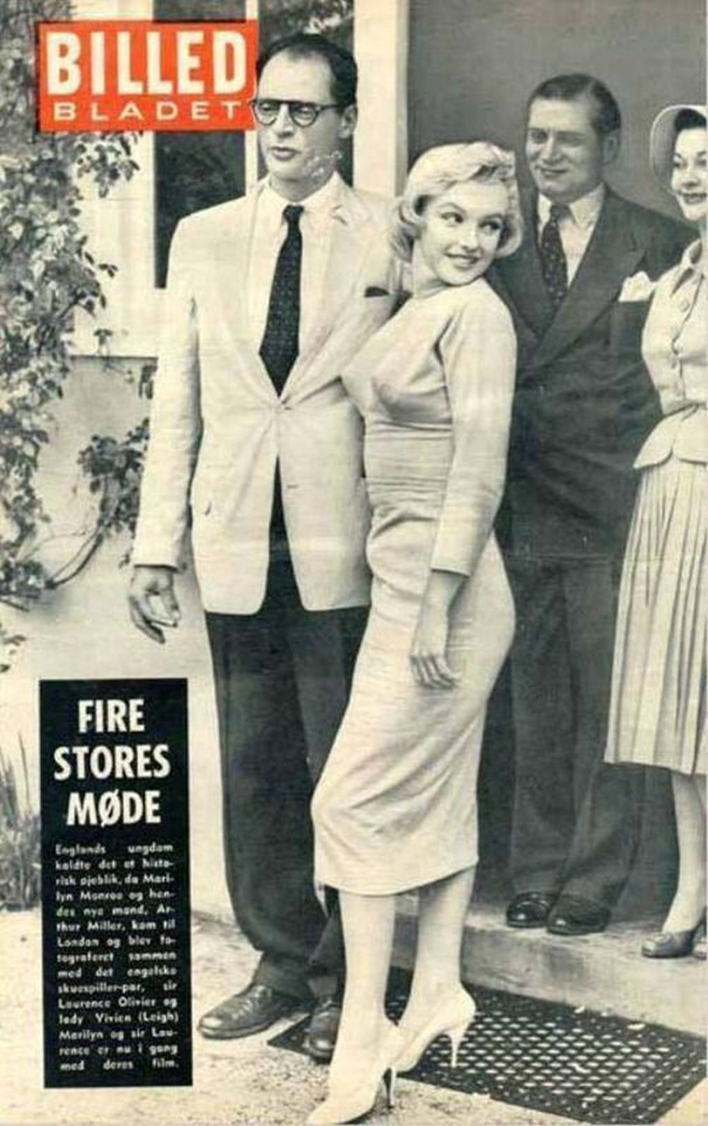 BILLED BLADET magazine side cover 14 July 1956
