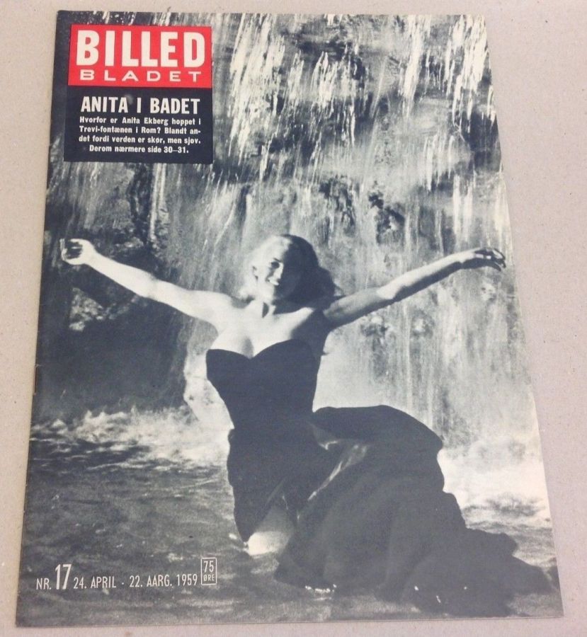 BILLED BLADET magazine side cover Issue 17 24 April 1959