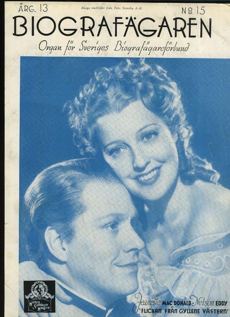 BIOGRAFAGAREN magazine cover Issue 15  1939