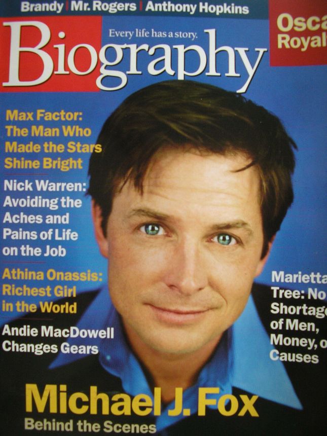 BIOGRAPHY magazine cover March 2000