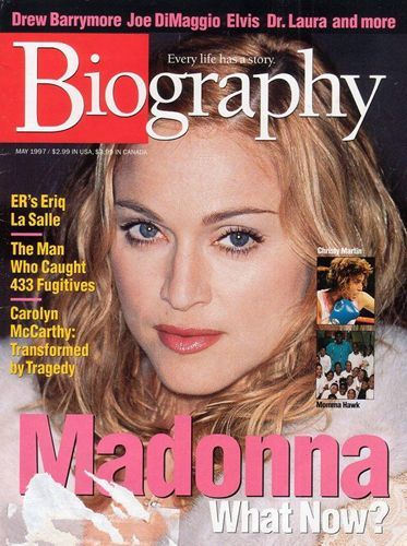 BIOGRAPHY magazine cover May 1997