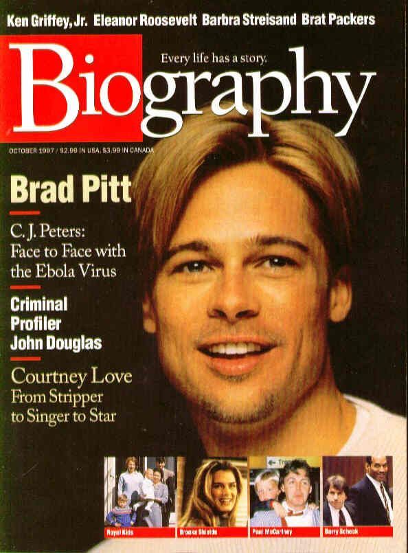 BIOGRAPHY magazine cover October 1997