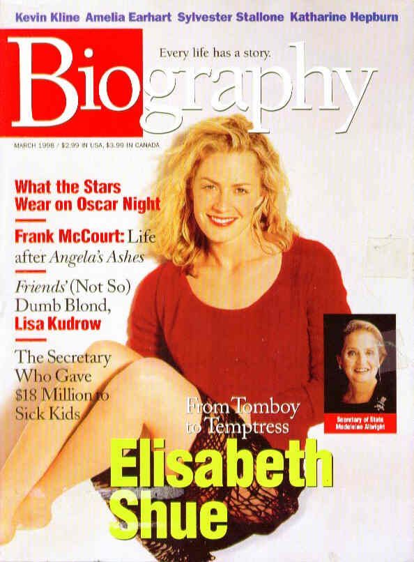 BIOGRAPHY magazine cover March 1998