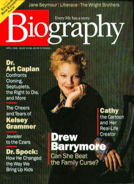 BIOGRAPHY magazine cover April 1998