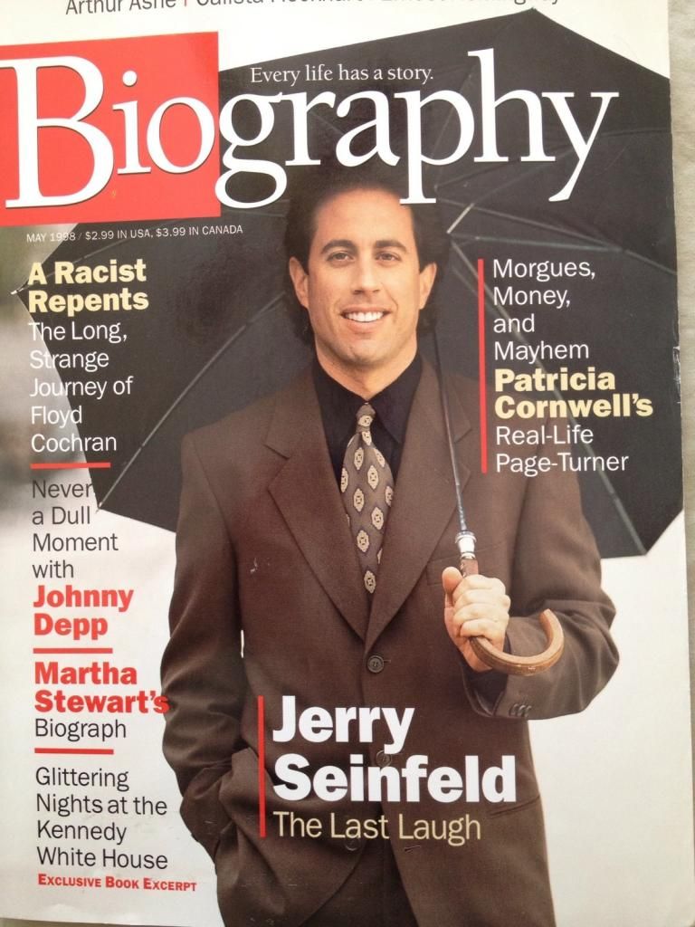 BIOGRAPHY magazine cover May 1998
