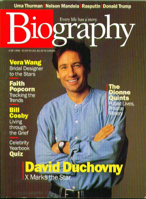BIOGRAPHY magazine cover June 1998