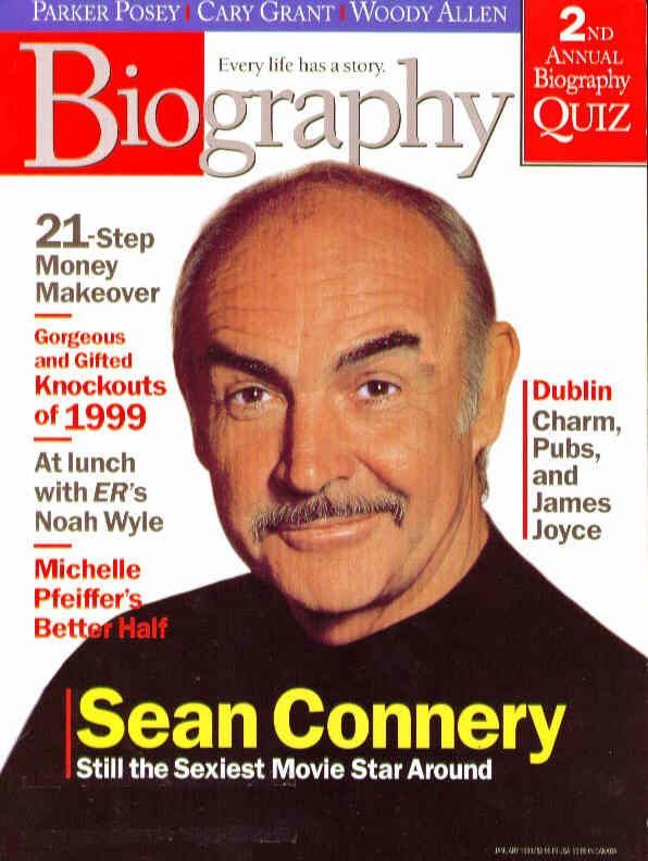BIOGRAPHY magazine cover January 1999