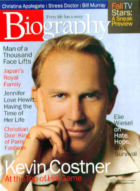 BIOGRAPHY magazine cover September 1999