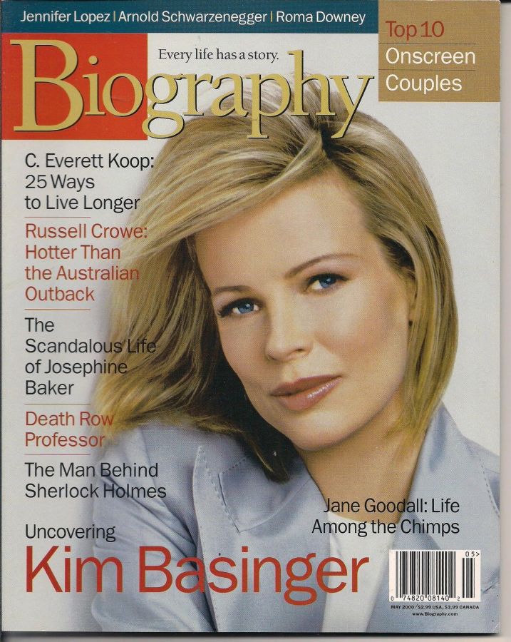 BIOGRAPHY magazine cover  May 2000