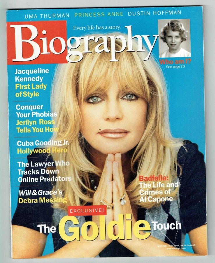 BIOGRAPHY magazine cover  May 2001