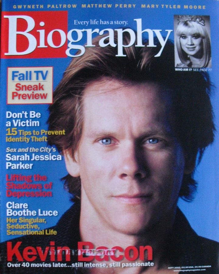 BIOGRAPHY magazine cover  September 2002
