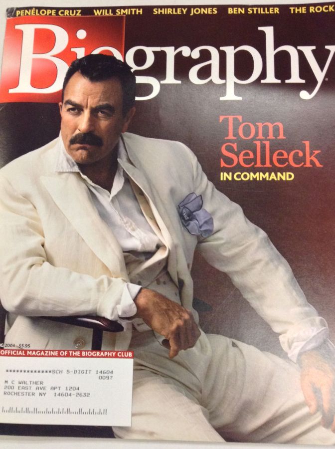 BIOGRAPHY magazine cover Spring 2004
