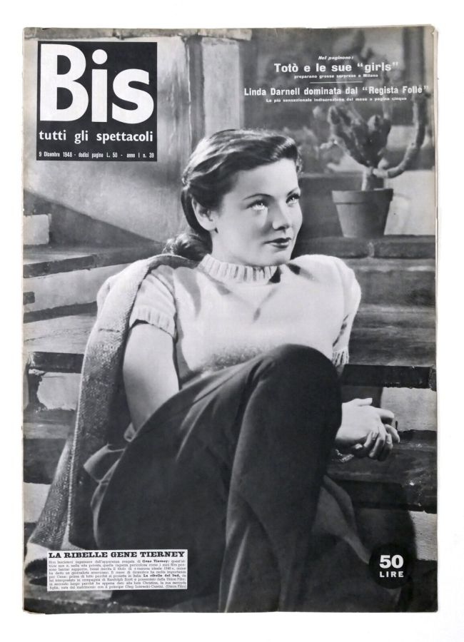 BIS magazine side cover Issue 39 9 December 1948