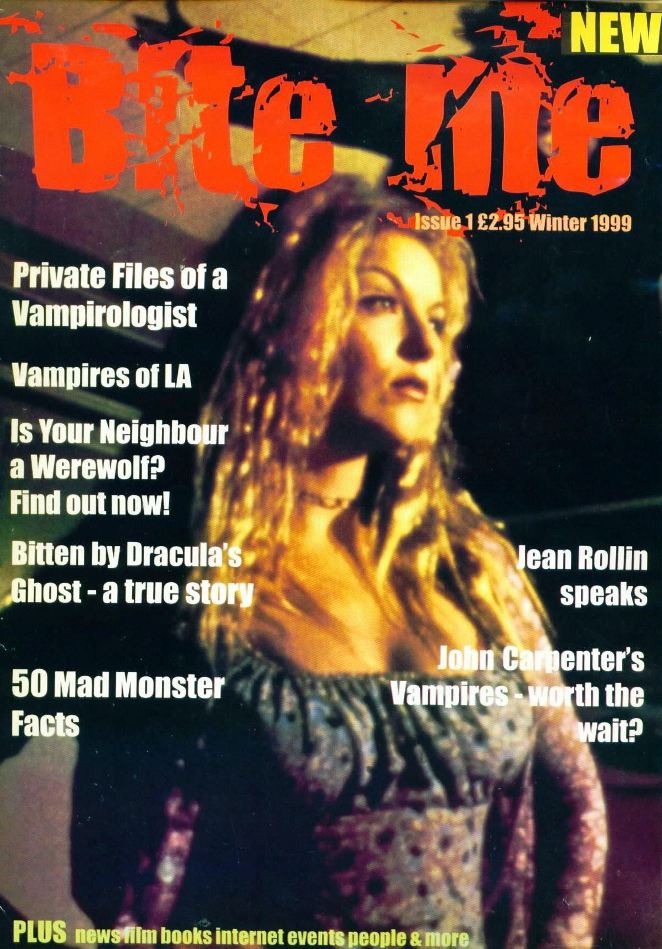 BITE ME magazine cover Issue 1 Winter 1999