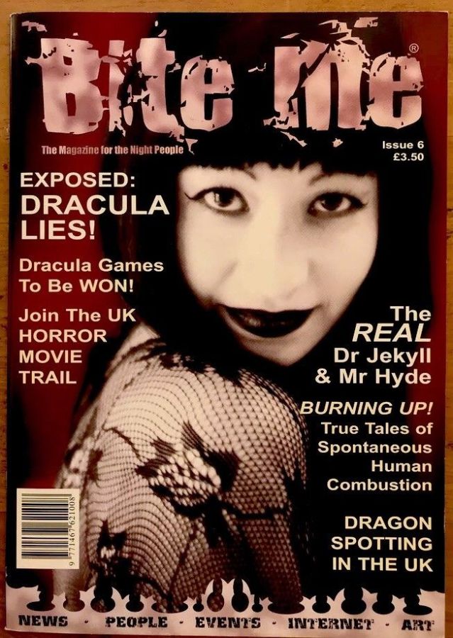 BITE ME magazine cover Issue 6  2001
