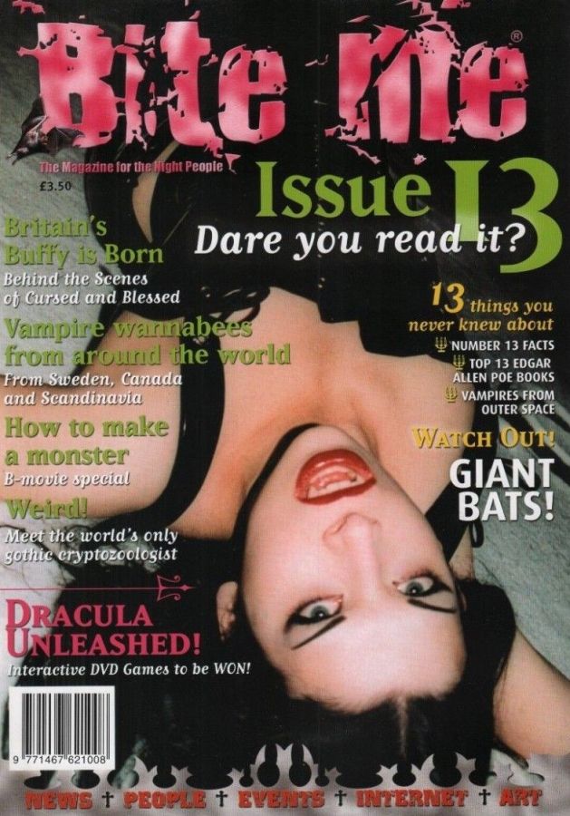 BITE ME magazine cover Issue 13  2002