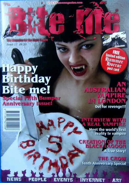 BITE ME magazine cover Issue 17  2004