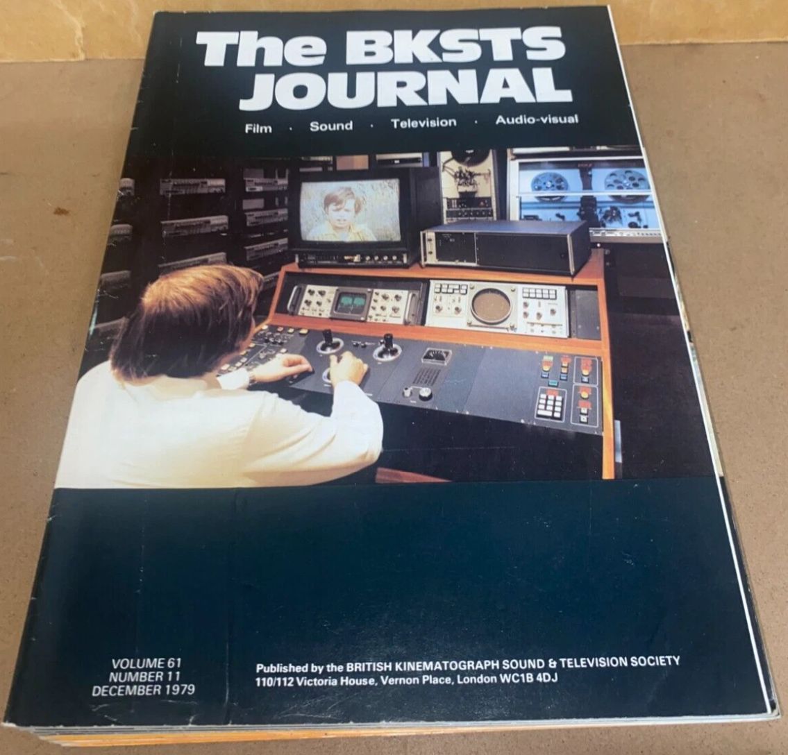 BKSTS JOURNAL | THE magazine side cover  December 1979