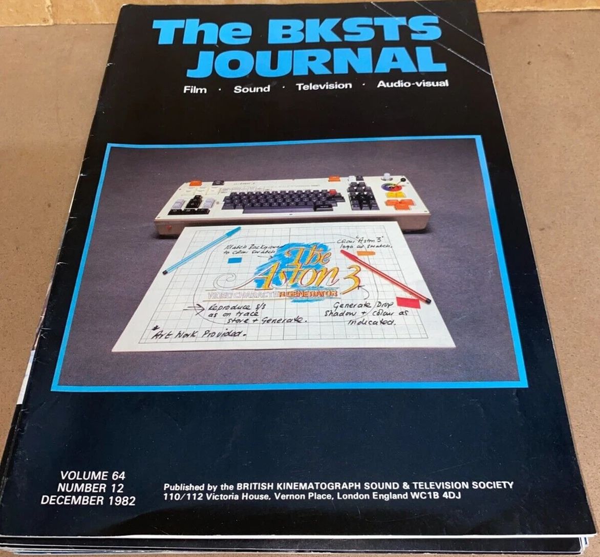 BKSTS JOURNAL | THE magazine side cover  December 1982