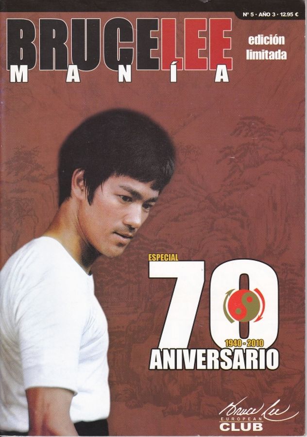 BRUCE LEE MANIA magazine side cover Issue 5  2012