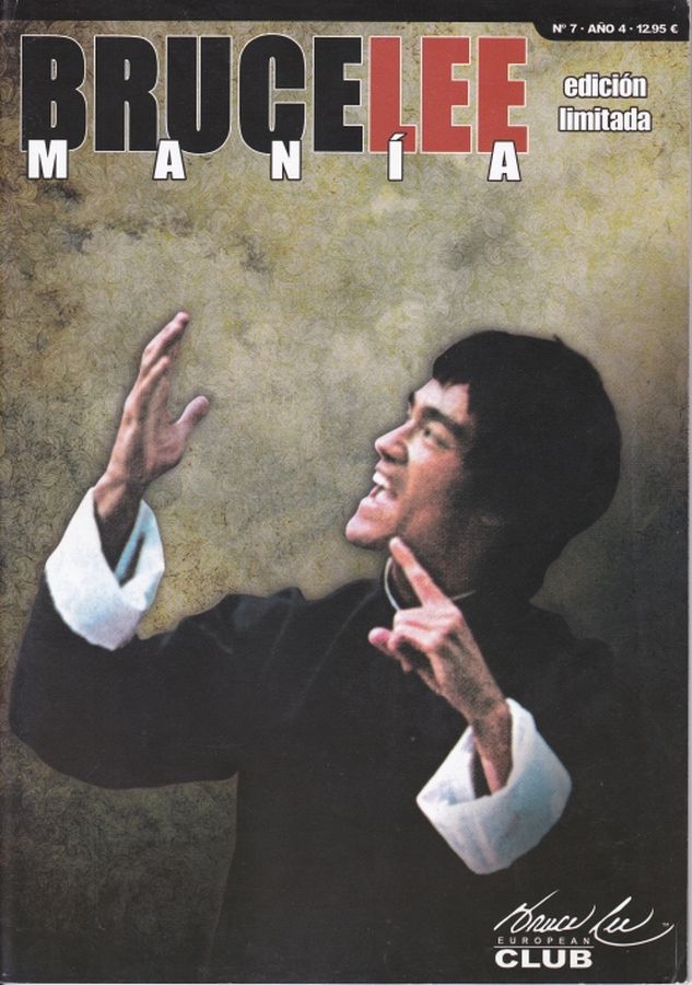 BRUCE LEE MANIA magazine side cover Issue 7  2012
