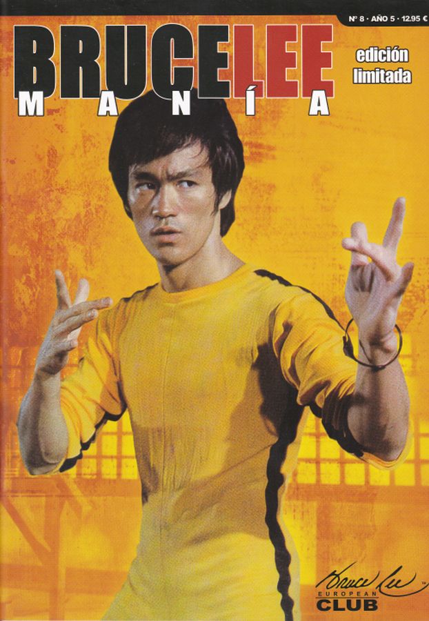 BRUCE LEE MANIA magazine side cover Issue 8  2013
