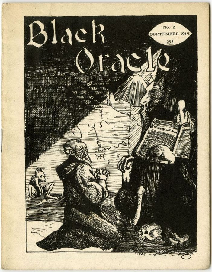 BLACK ORACLE magazine cover Issue 2  1969