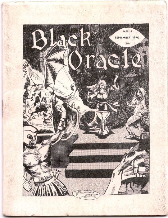 BLACK ORACLE magazine cover Issue 4 September 1970